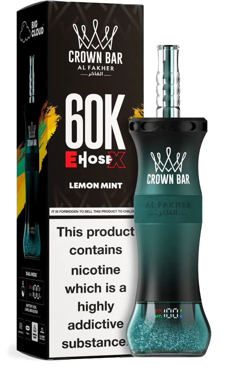 Al Fakher Crown Bar E Hose X – LEMON MINT
