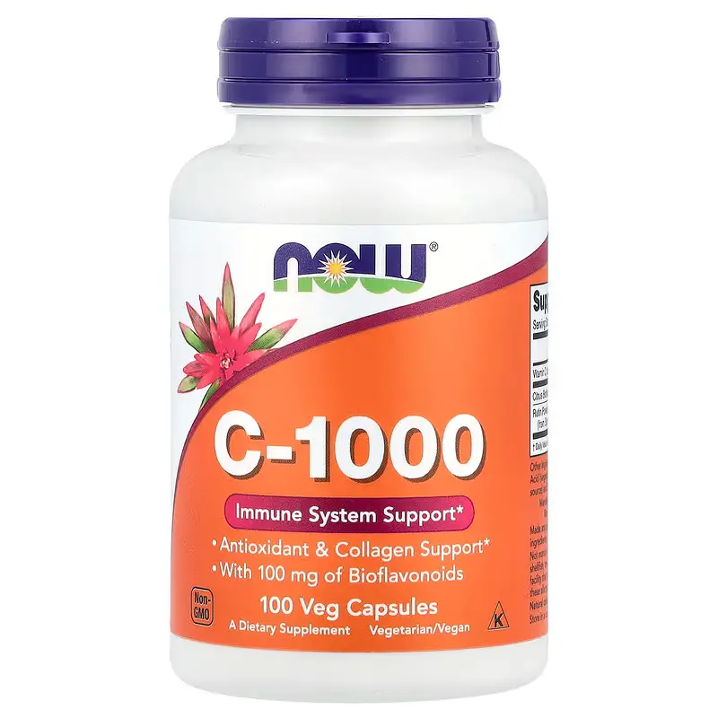 NOW Foods, C-1000, 100 capsules végétales — Marovibe