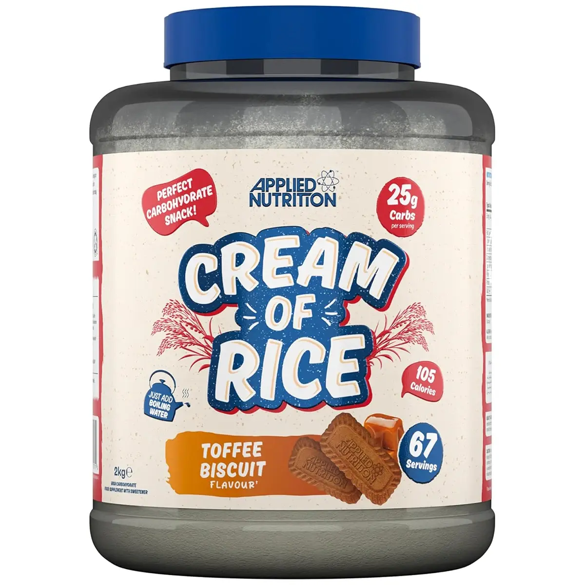 Cream of rice applied nutrition 2kg (toffee biscuit) — Marovibe